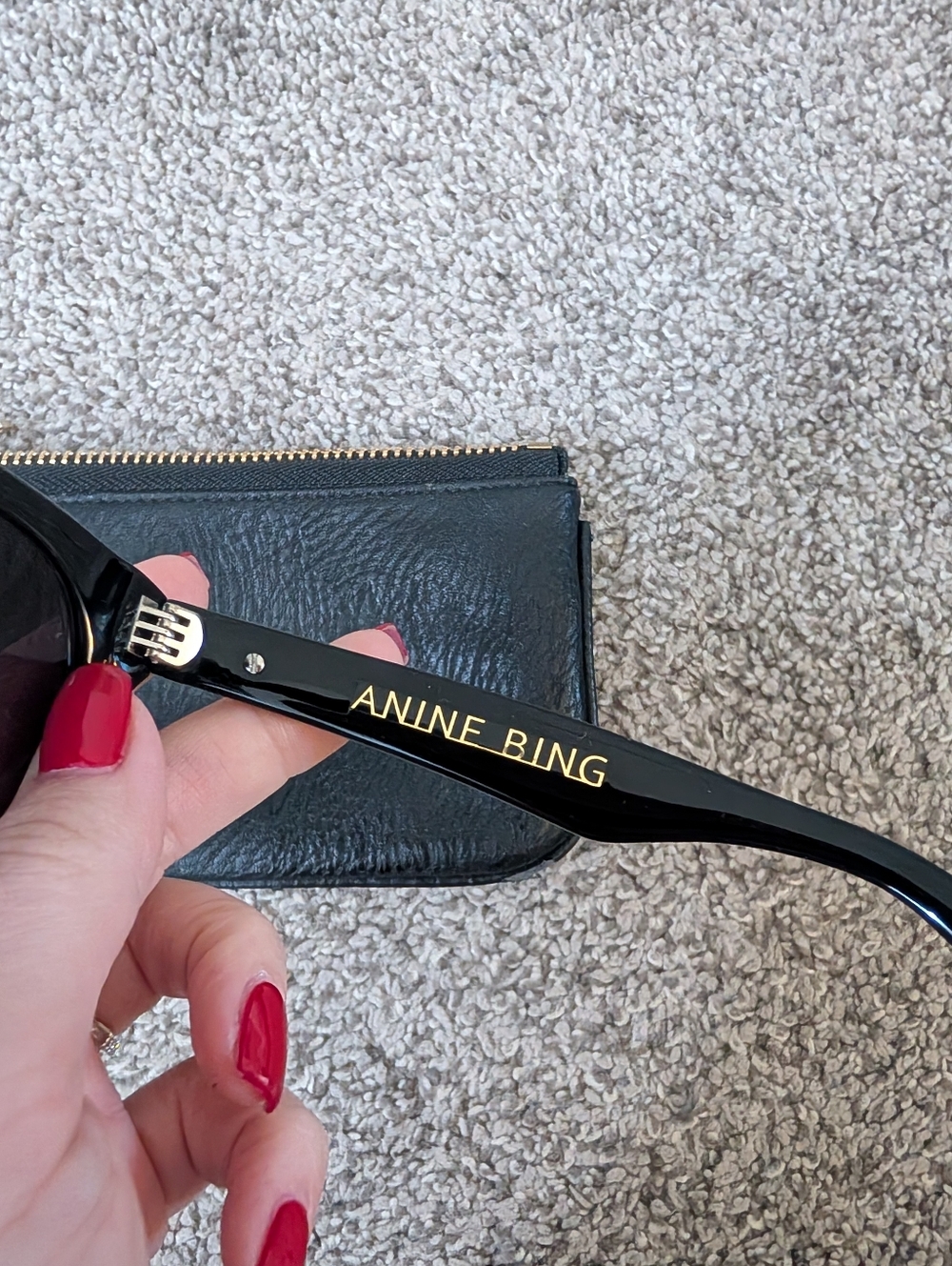 Anine Bing Black Sunglasses - Picture 3 of 4